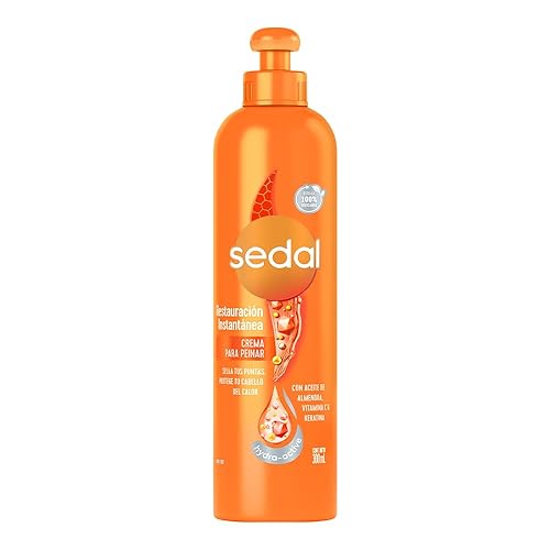 Sedal S.O.S. Hair Cream - Bio Keratin Structural Reconstruction, 300 Ml (10.2 Fl Oz)