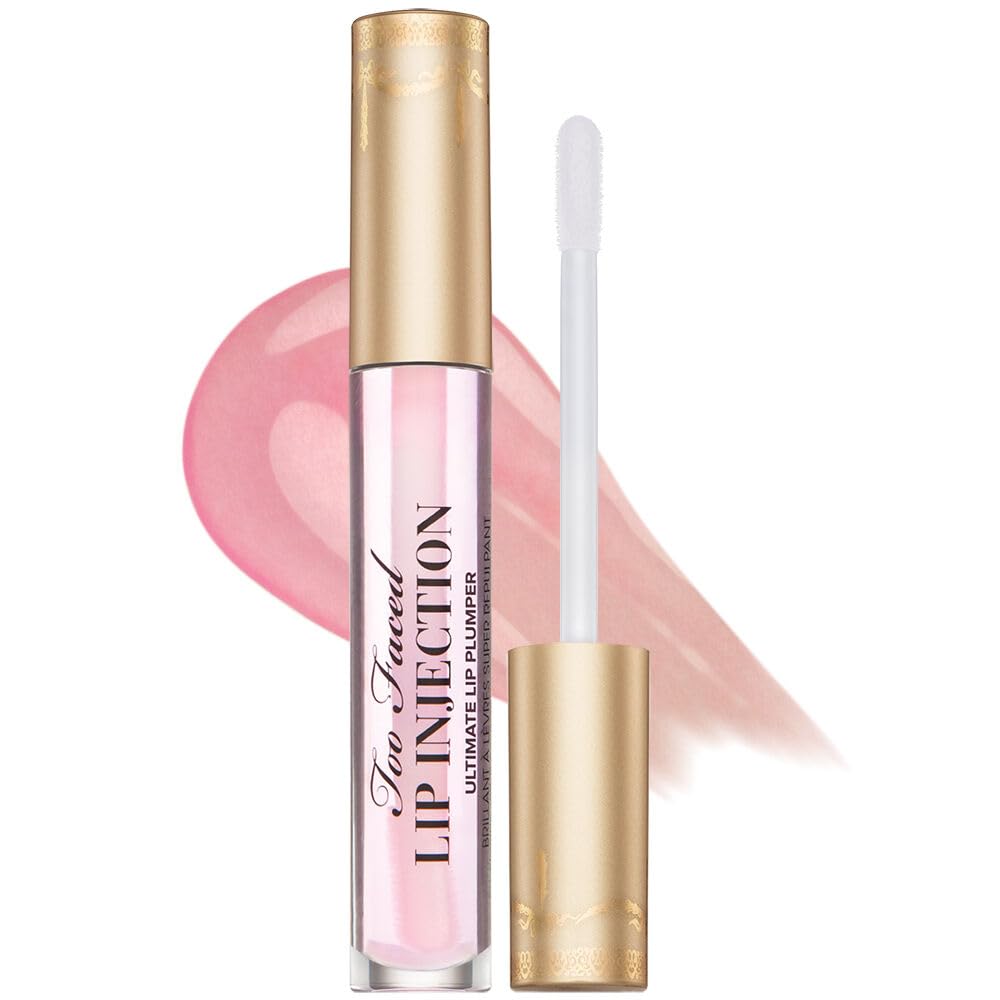 Too Faced Lip Injection Plumping Gloss | Volumizing, Vitamin E & Avocado Oil, 0.14 Fl Oz