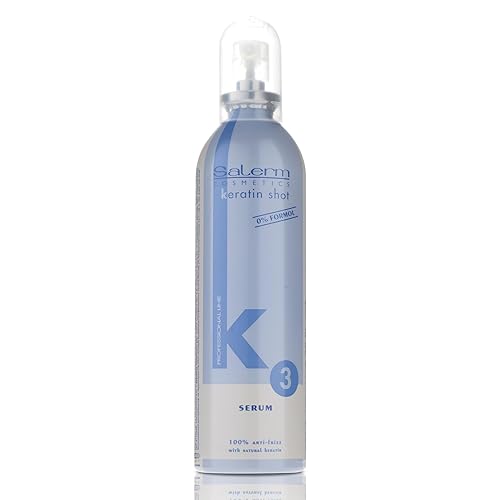 Salerm Keratin Shot Hair Serum - 100Ml Anti-Frizz, Conditioning, Repairs Split Ends