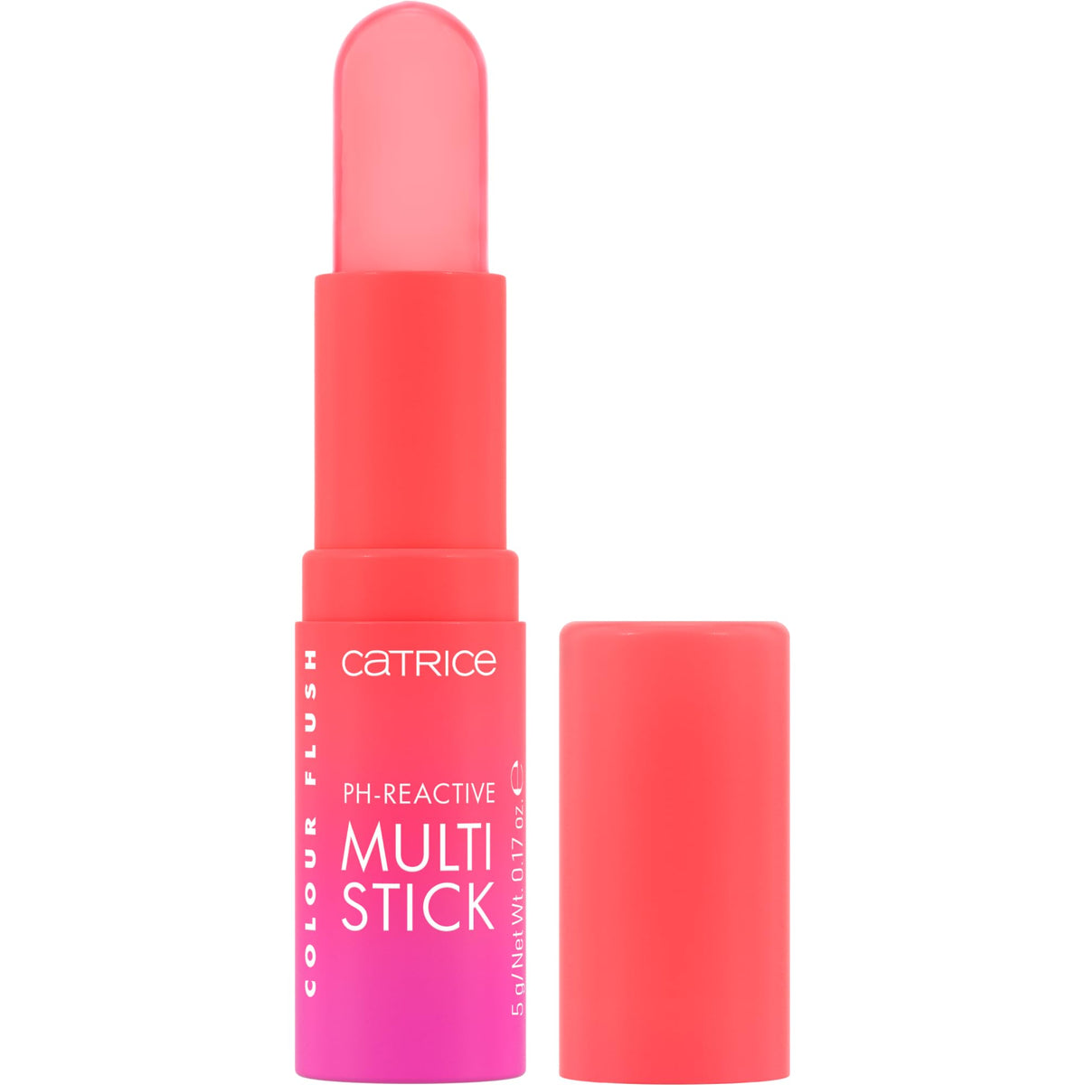 Catrice Color Flush Multi Stick - Ph-Reactive Cheek & Lip Tint, Pink, Vegan, 0.18 Oz