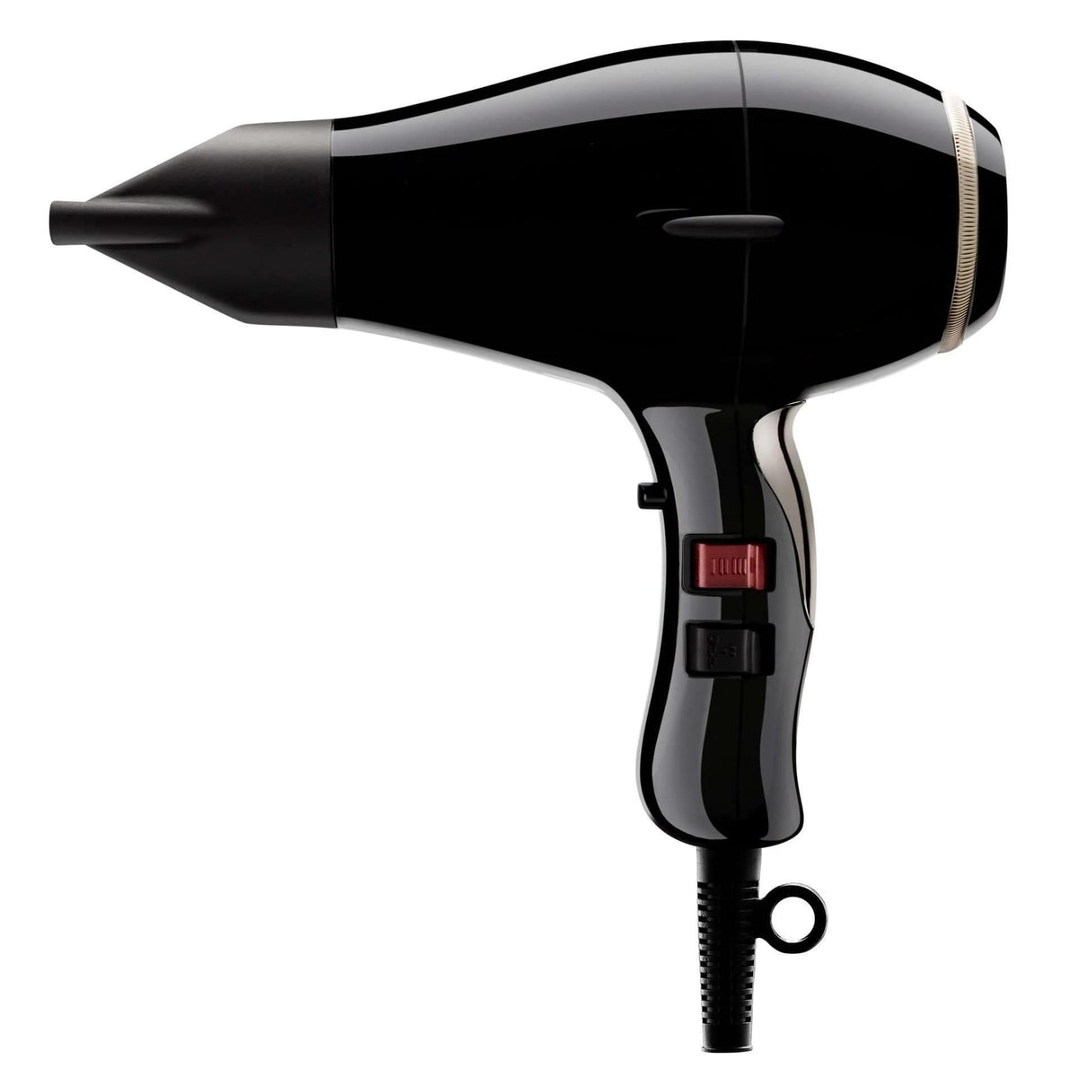 Elchim 8Th Sense Run Hair Dryer - Black, Ceramic, Lightweight, Professional Styling Tool