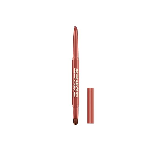 Buxom Power Line Plumping Lip Liner - Long Lasting, Moisturizing, 04 Savvy Sienna