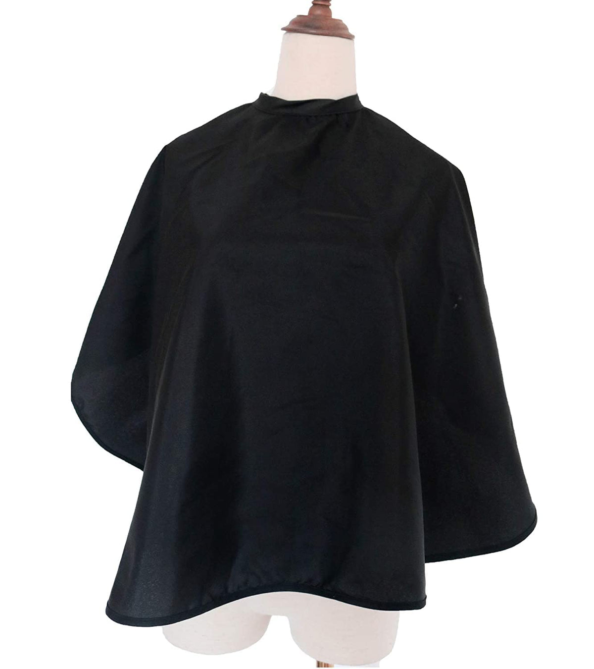 St-Best-P Black Makeup Cape Bibs - Professional Hairdressing Apron For Salon And Home Use