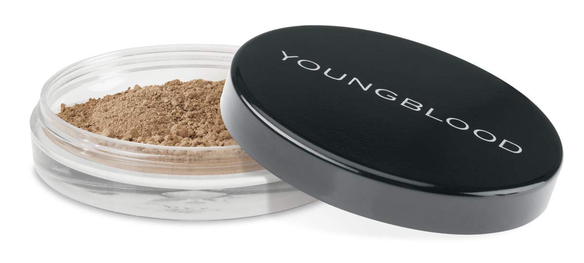 Youngblood Rose Beige Loose Face Powder Foundation - Full Coverage, Vegan, Matte, Oil Control, 0.35 Oz