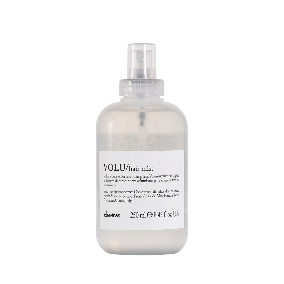 Davines Volu Hair Mist - 8.45 Fl. Oz. Lightweight Volume Spray For Fine Hair