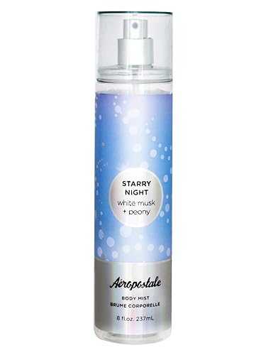 Aeropostale After Hours Starry Night Fragrance, White Musk & Peony, 8 Fl Oz - Invigorating Scent for All-Day Freshness