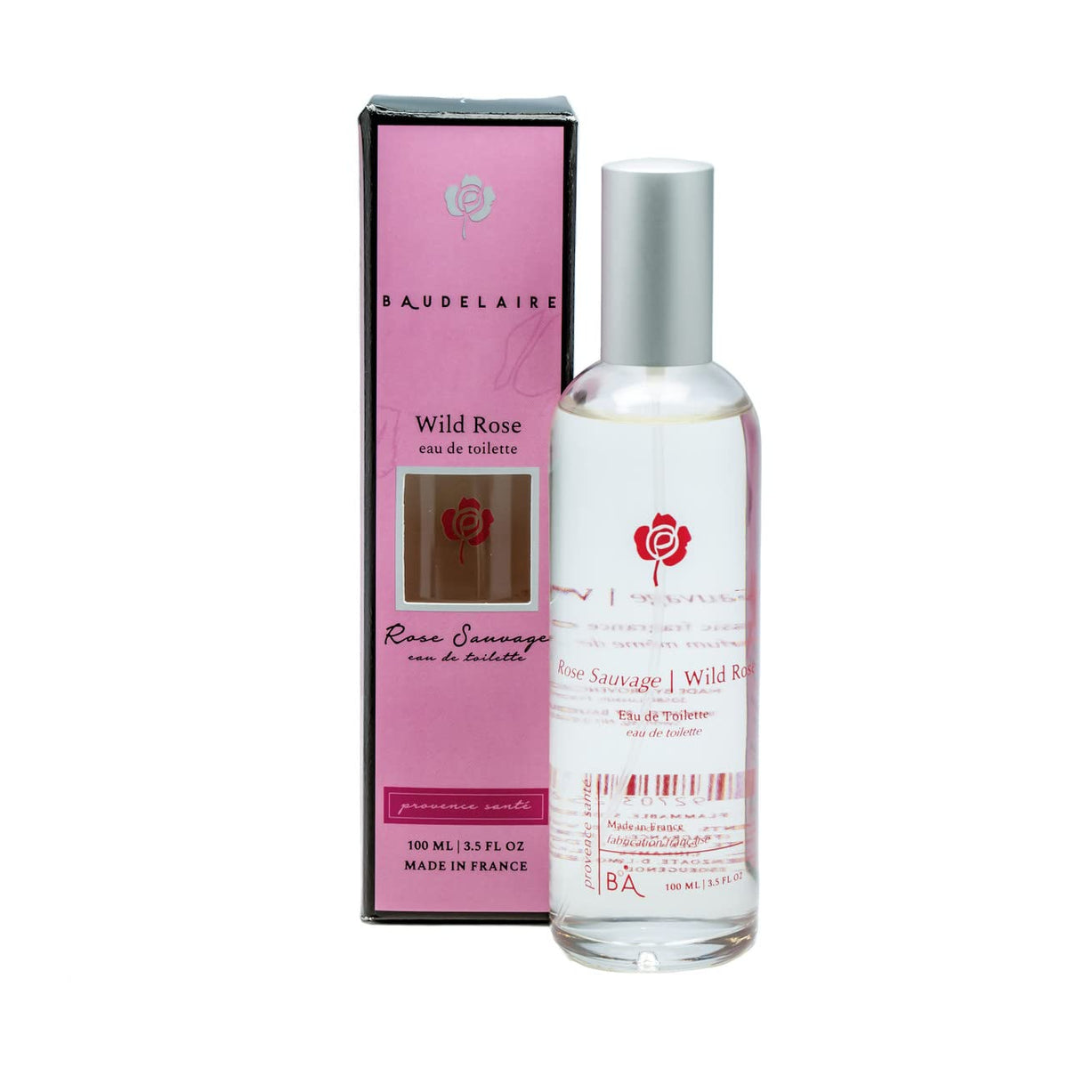 Provence Sante Eau De Toilette Spray - Wild Rose Fragrance, 3.5 Oz Luxury Perfume