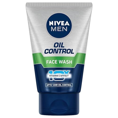 Nivea Men Oil Control Face Wash, 10X Whitening, 100Gm - Oily Skin Cleanser, 3.