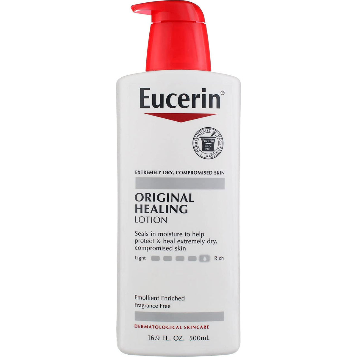 Eucerin Original Healing Lotion 16.90 Oz, Pack Of 6 - Moisturizing Skin Care Solution