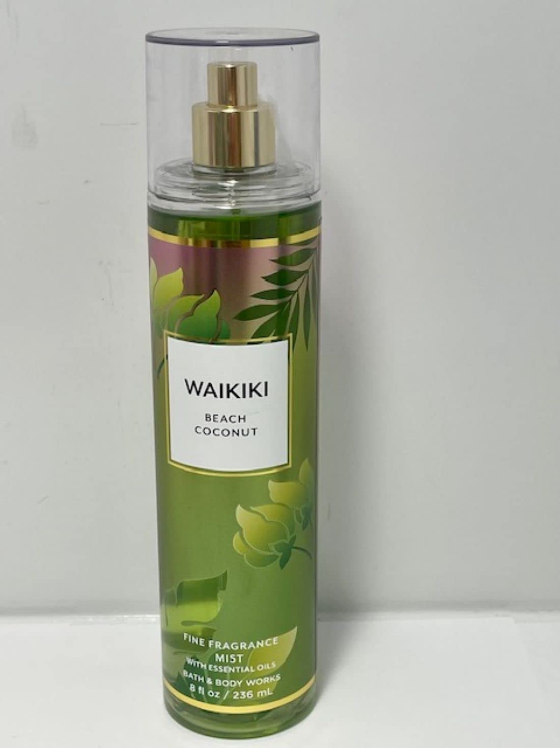 Bath & Body Works Waikiki Beach Coconut Fine Fragrance Mist, 8 Fl Oz - Tropical Scent