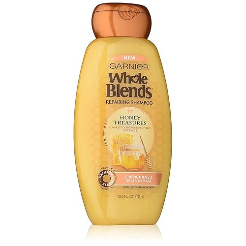 Garnier Whole Blends Honey Treasures Shampoo, 12.5 Oz (6 Pack) - Nourishing & Moisturizing