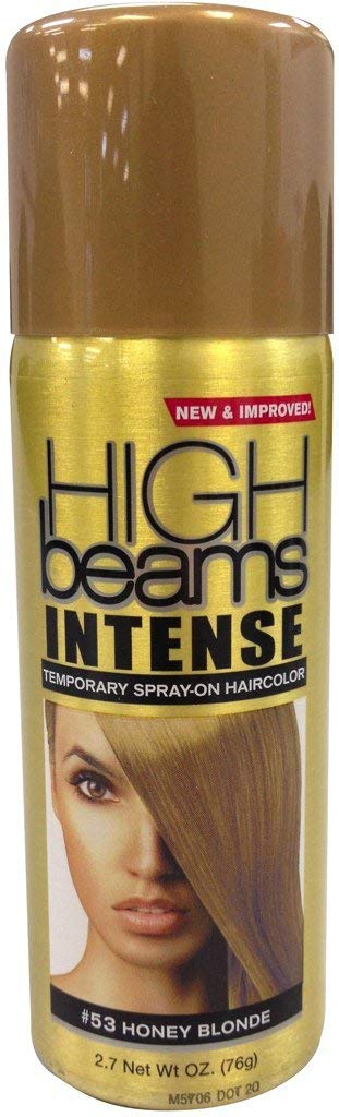 High Beams Temporary Spray-On Hair Color, Honey Blonde, 2.7 Oz - Vibrant Grey Highlights