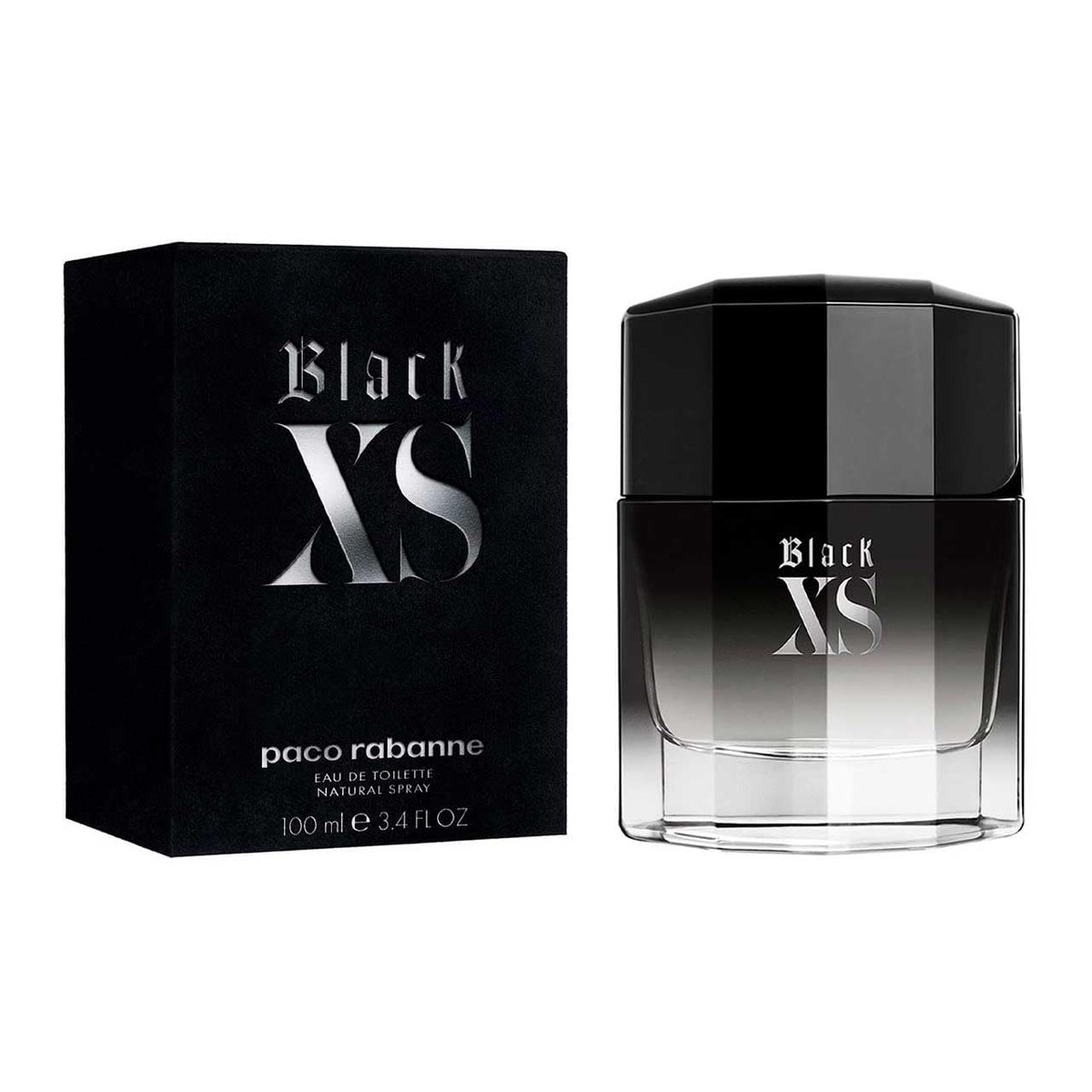 Paco Rabanne Black Xs For Men Eau De Toilette Spray, 3.4 Fl Oz - Bold Fragrance