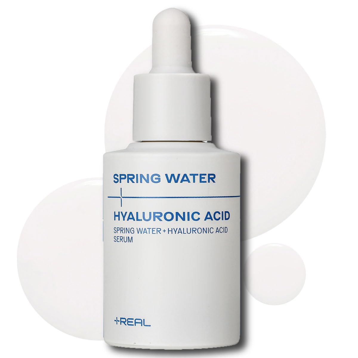 +Real Hyaluronic Acid Serum 1.01 Fl. Oz - Lightweight Hydrating For Sensitive Skin, Vegan, Cruelty-Free