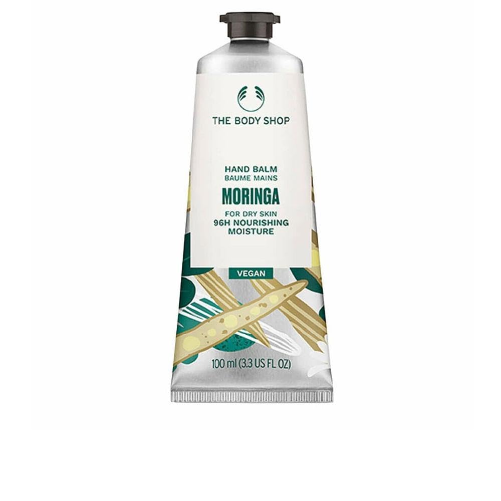 The Body Shop Moringa Hand Cream 3.3 Oz - Floral Hydration & Protection On-The-Go