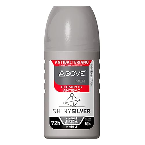 Above Roll-On Deodorant For Men, 72-Hour Protection, Shiny Silver, 1.7 Oz - Sensual