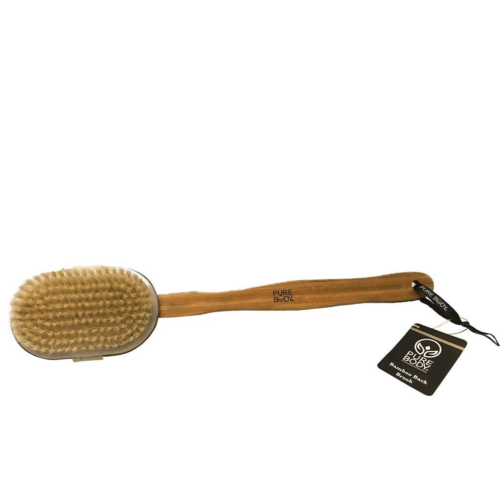 Retail Imports Bamboo Body Brush - Size 3, Eco-Friendly Natural Material For Exfoliation