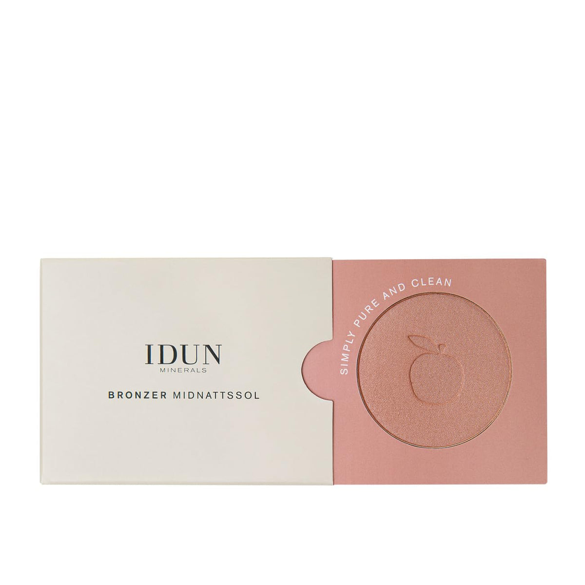 IDUN Minerals Shimmering Bronzer Midnattssol - Vegan Baked Powder for Sculpting & Contouring 0.18