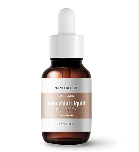 Nano Recipe Korean Bakuchiol Concentrate - Vegan Retinol Alternative, 30Ml, 10000Ppm, Antioxidant