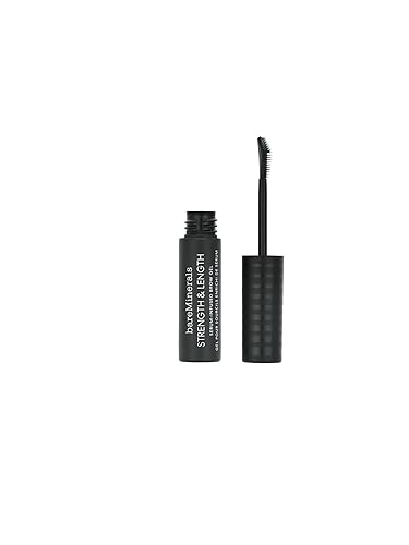 Bareminerals Strength & Length Brow Gel, Vegan Plant-Based Serum, Chestnut Tint, Defines Eyebrows