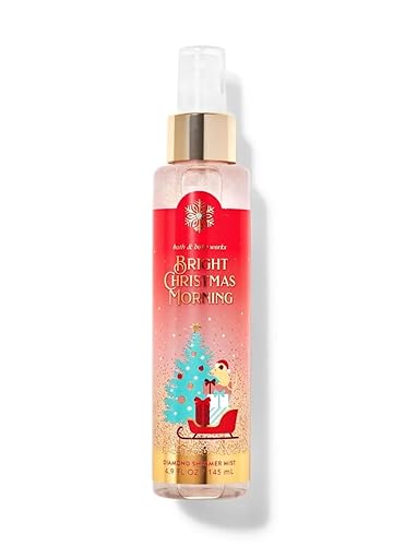 Bath & Body Works Diamond Shimmer Mist 4.9 Fl Oz - Bright Christmas Morning Fragrance