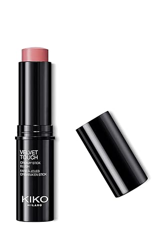 KIKO Milano Velvet Touch Creamy Stick Blush 08 - Rose Mauve, Creamy Texture, Radiant Finish