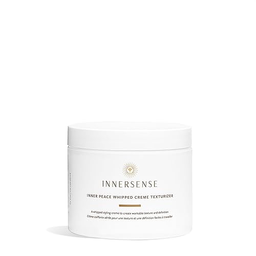 INNERSENSE Organic Beauty Whipped Creme Texturizer - Cruelty-Free Clean Haircare, 3.4oz