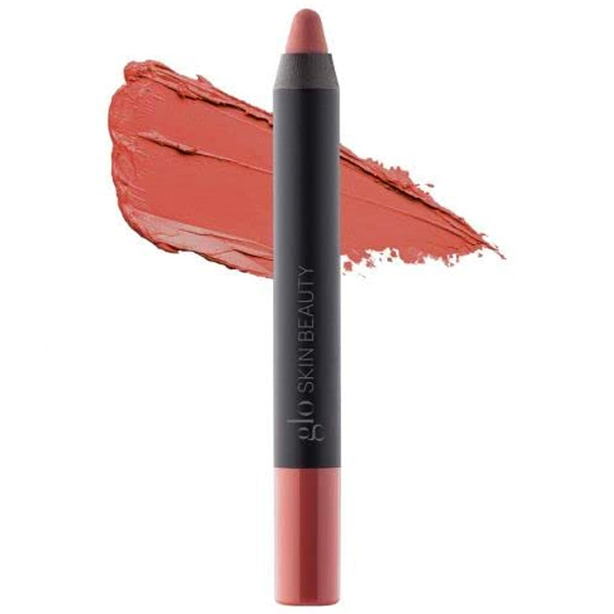 Glo Skin Beauty Suede Matte Lip Crayon - Longwearing, Shea Butter & Mango Oil, Monogram Shade