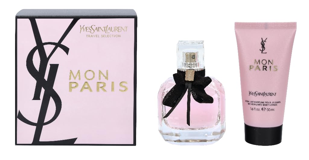 Yves Saint Laurent Mon Paris Women 2 Pc Gift Set - 1.6 oz Fragrance & Body Lotion