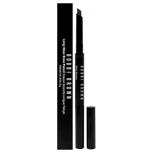 Bobbi Brown Long Wear Brow Pencil, 0.1 Oz, Rich Brown Eyebrow Makeup For Women