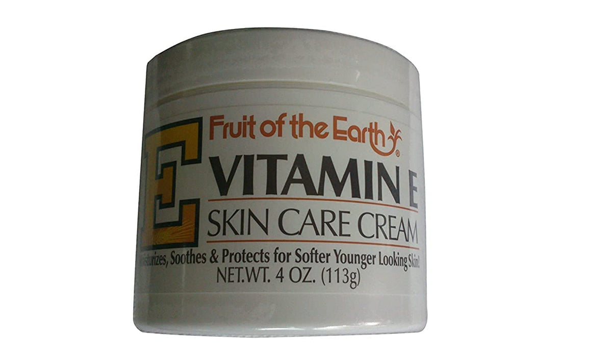 Fruit Of The Earth Vitamin E Skin Care Cream - 4 Oz Moisturizing Cream For Healthy Skin