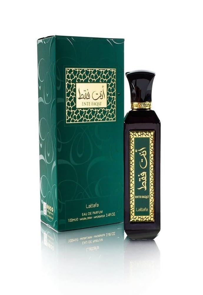 Lattafa Ente Faqat Eau De Parfum Spray 3.4 Ounce Unisex - Long-lasting Fragrance for Men and Women