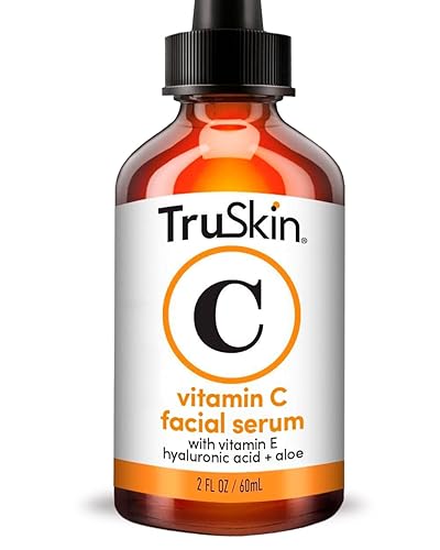 Truskin Vitamin C Serum – Anti-Aging, Brightening, Hyaluronic Acid, 2 Fl Oz