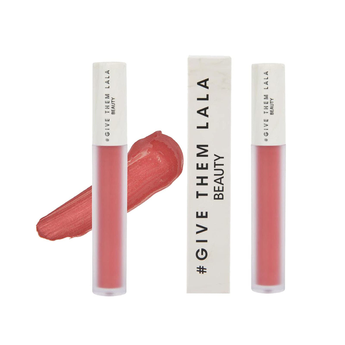 Give Them Lala Hydromatte Liquid Lipstick - Long Lasting, Non-Drying, Come Over Color