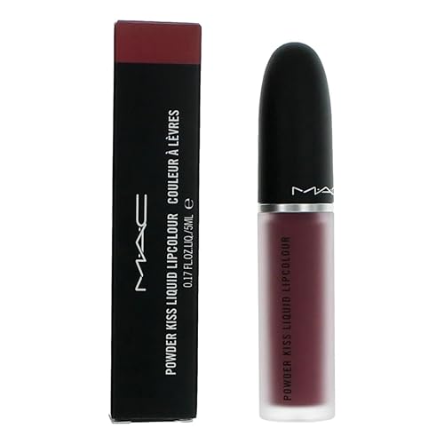 Mac Powder Kiss Liquid Lipcolour - 990 More The Mehr-Ier, 0.17 Oz, M-A-Csmash