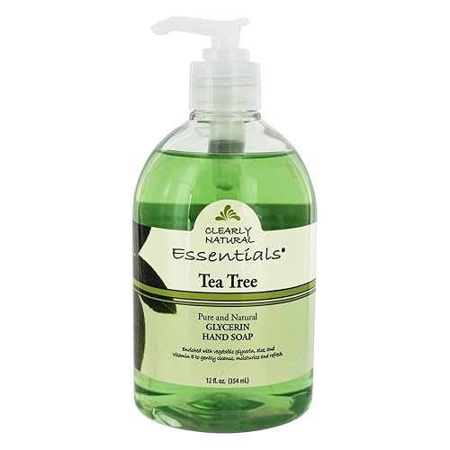 Clearly Natural Tea Tree Liquid Hand Soap - 12 Fl Oz - Moisturizing & Gentle Cleanser