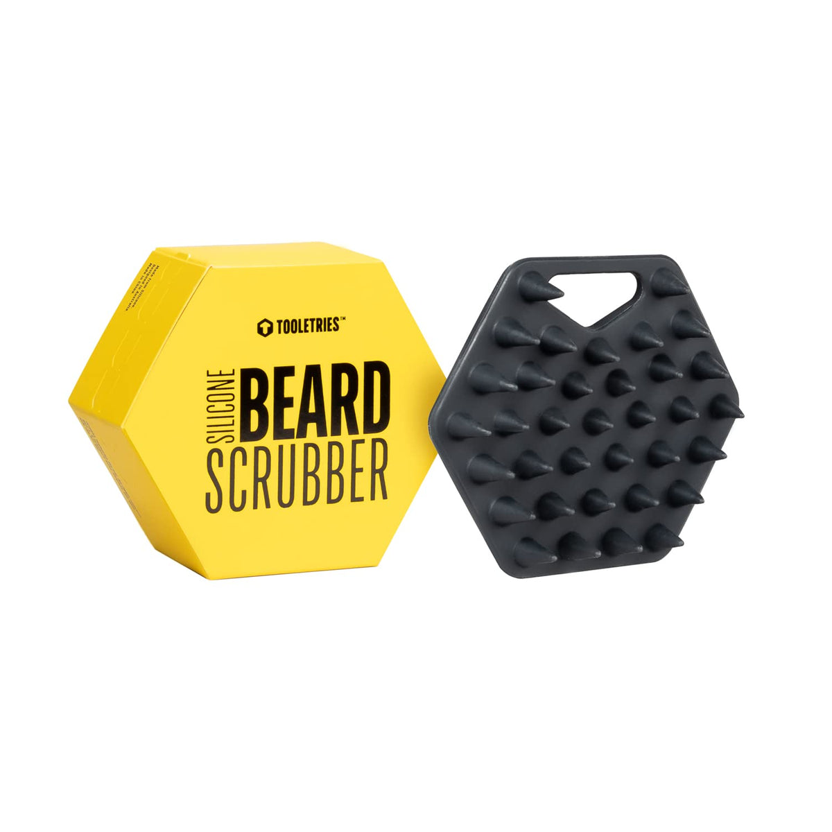 Tooletries Beard Scrubber - Silicone Brush & Exfoliator For Men - Deep Cleans & Removes Beardruff