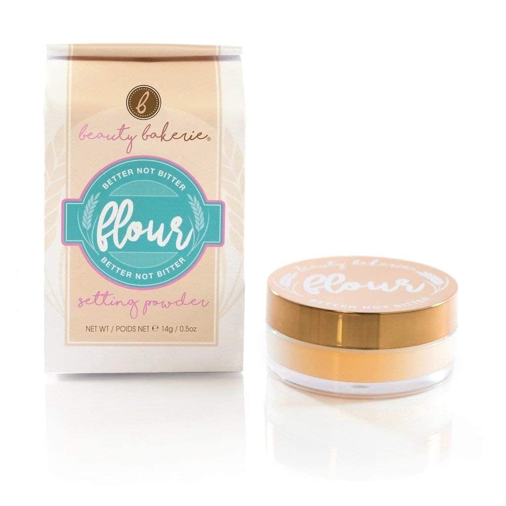 Beauty Bakerie Flour Setting Powder - Loose Face Powder For Oily Skin, 0.5Oz, Plantain (Caramel)