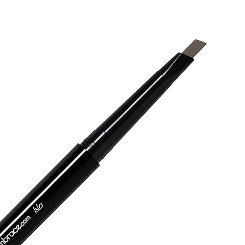 Eye Embrace Waterproof Eyebrow Pencil, Medium Brown-Gray, Double-Ended With Spoolie Brush