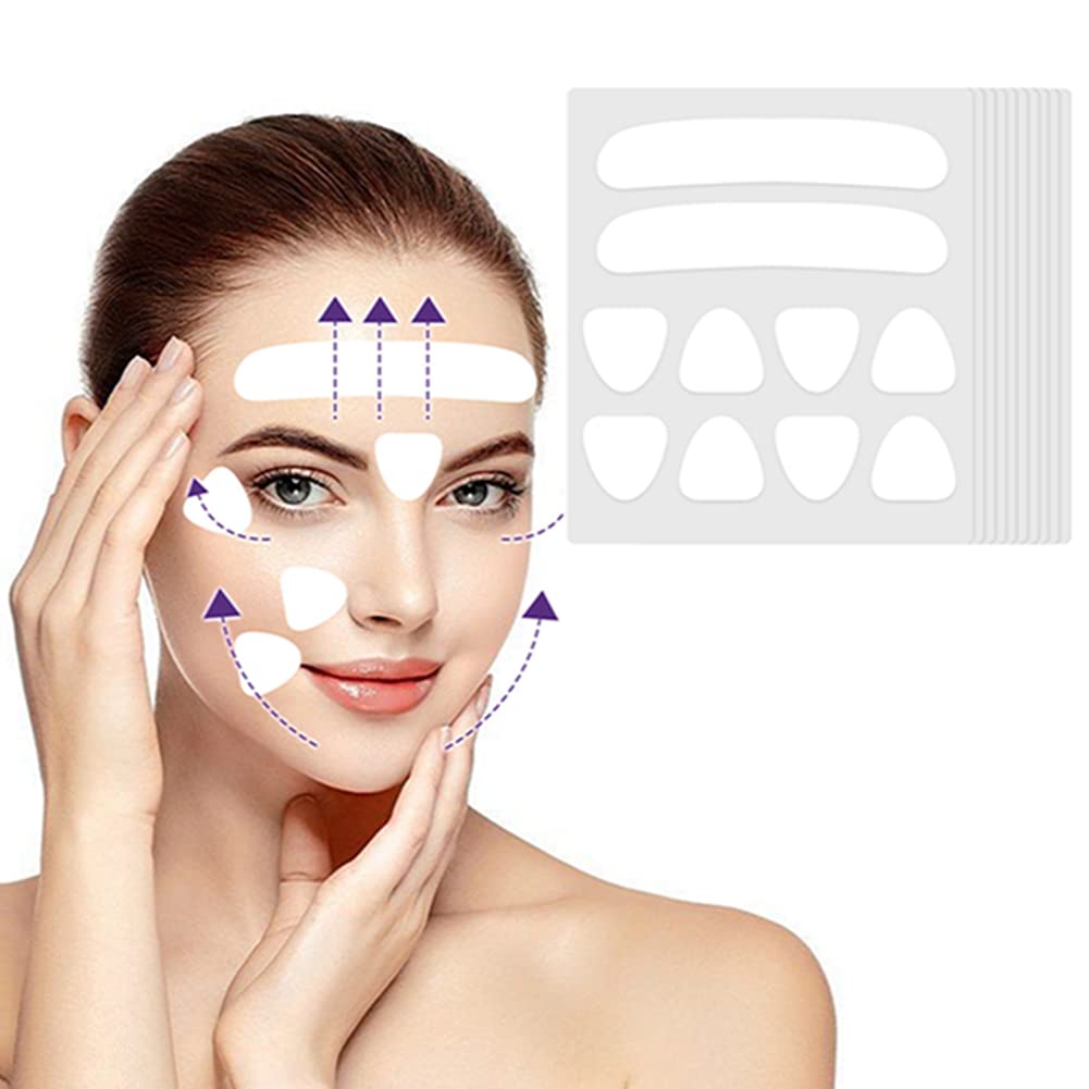 Wxyinspas Face And Forehead Wrinkle Patches, 100 Pcs Invisible Anti-Wrinkle Tape