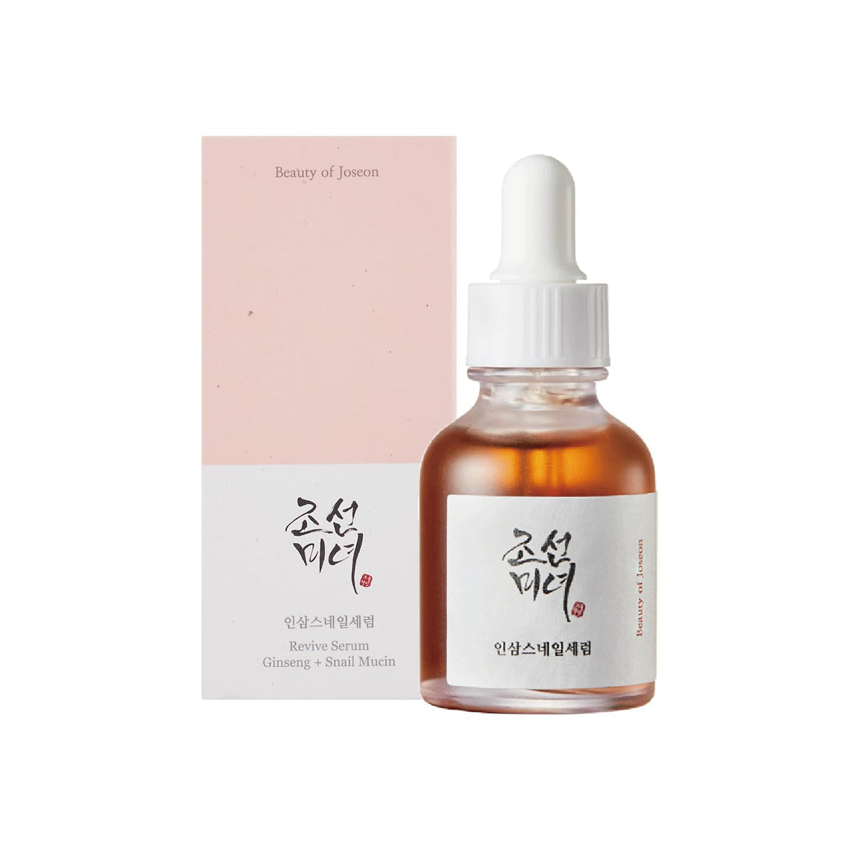 Beauty Of Joseon Revive Snail Mucin Ginseng Serum 30Ml - Hydrating Acne Scar Remover For Sensitive Skin