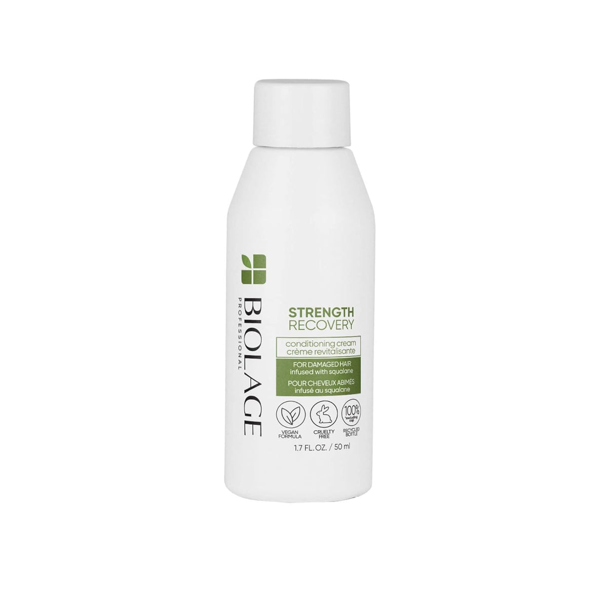 Biolage Strength Recovery Conditioning Cream For Damaged Hair | Vegan & Cruelty-Free | 1.7 Fl Oz