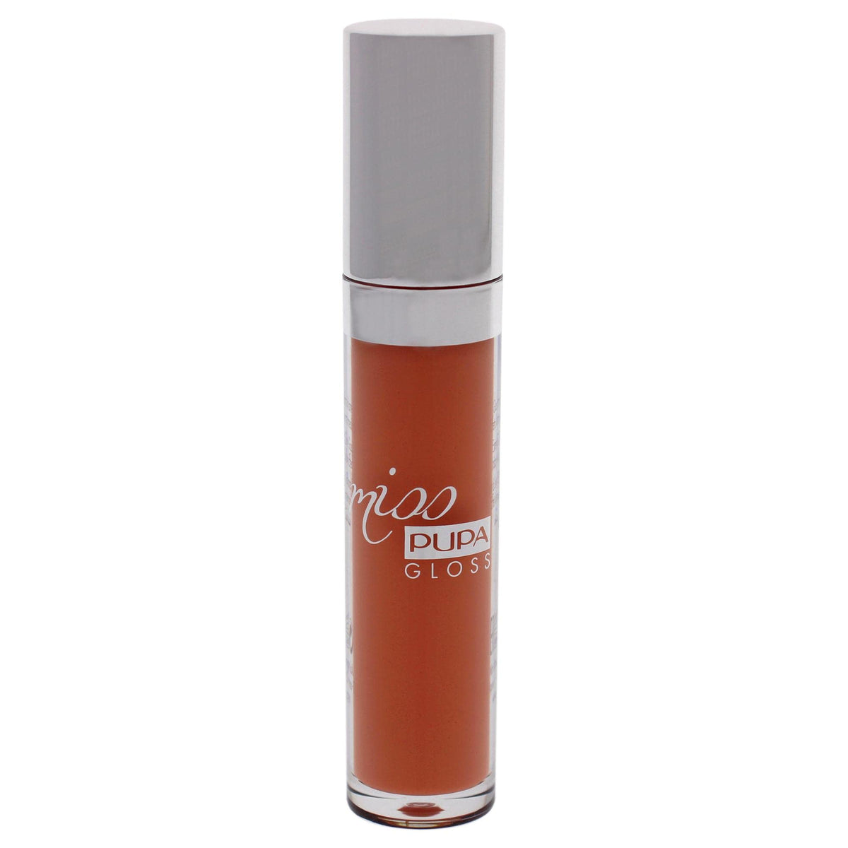 Pupa Milano Miss Milano Lip Gloss - Shiny Gel, Plump Finish, Tender Apricot, 0.17 OZ