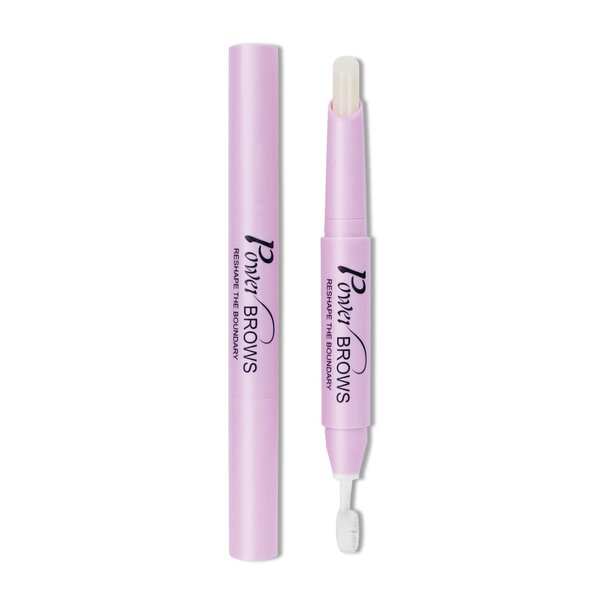 Music Flower Clear Eyebrow Wax Pen With Brush - Waterproof, Long Lasting Brow Styling Makeup