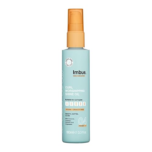 Imbue Curl Nourishment Oil 3.3 Fl Oz - Vegan, Curly-Girl Approved Curls Styling Product