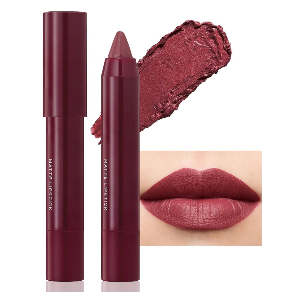 Bingbrush Crayon Matte Longwear Lipstick Set - Waterproof Velvet Lip Stain, Color 11#