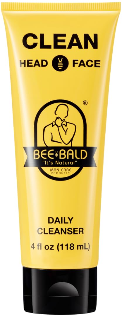 Bee Bald Clean Daily Head & Face Cleanser - Refreshing 4 Fl Oz For Men & Women