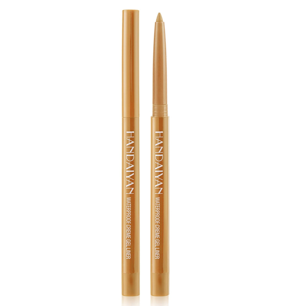 Dekrion Waterproof Eyeliner Pencil, Gold Long-Lasting High-Pigmented Eyeliner For Women