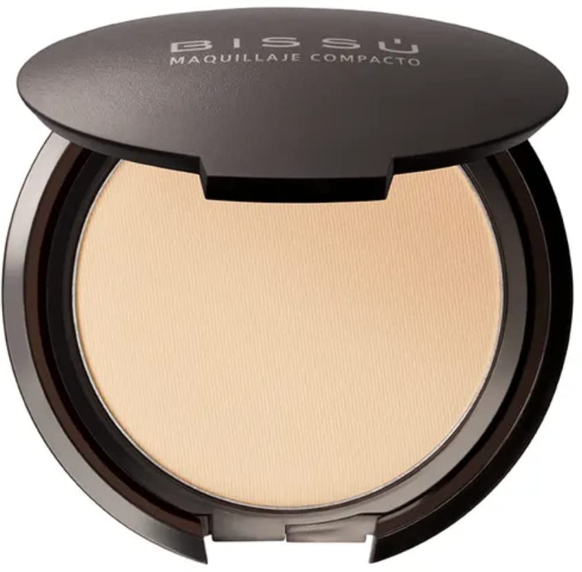 Bissú Compact Powder Makeup 8G - 05 Pebble, Lightweight, Long-Lasting Finish, 0.28 Oz