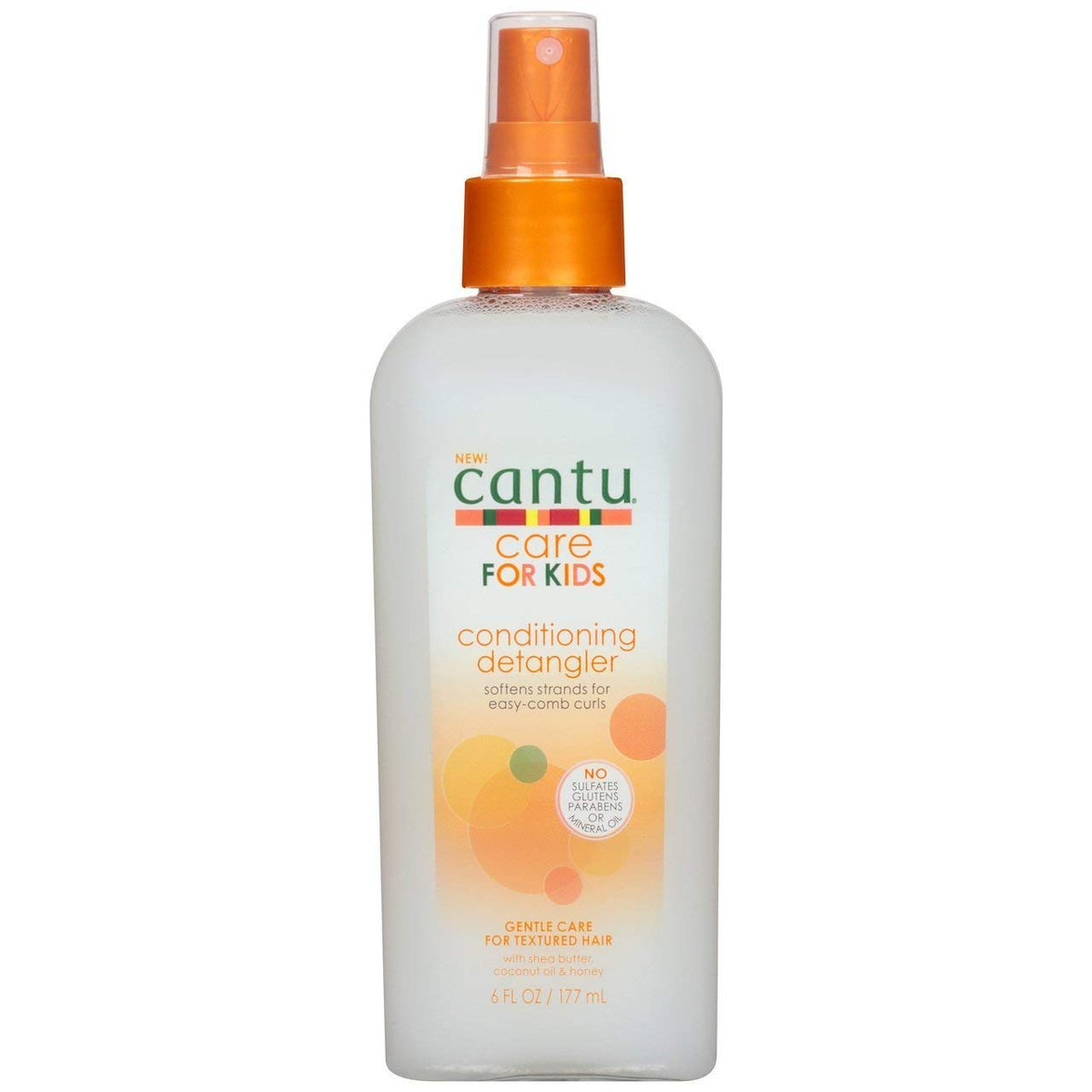 Cantu Care For Kids Conditioning Detangler, 6 Oz Pump, 3 Pack - Smooth & Tangle-Free Hair